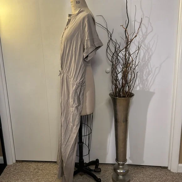 Side Stitch 2X casual short sleeve pants jumper with pockets - Picture 3 of 6